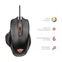 RATÓN TRUST GAMING GXT 168 HAZE - 4000PPP - 7 BOTONES (6 PROGRAMABLES) - 60 IPS - ILUMINACIÓN RGB - CABLE 170CM USB